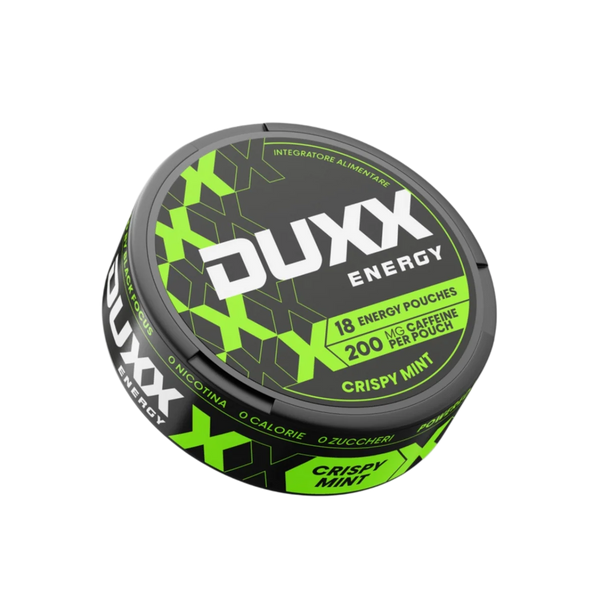 DUXX Energy Pouches Koffein Pouches für Energie & Fokus | 18 Stück