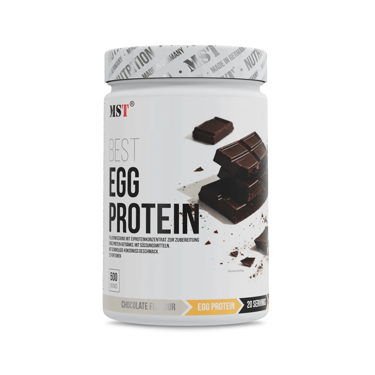 MST Protein EGG White 500g Chocolate – Hochwertiges Eiweißpulver