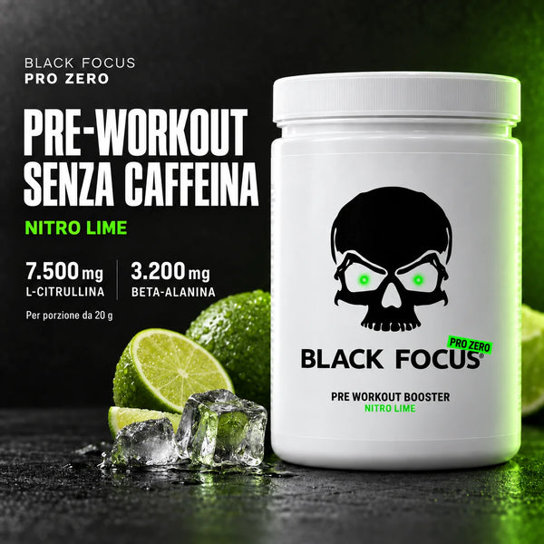 Black Focus Pro Zero Stim-Free Pre-Workout 400g