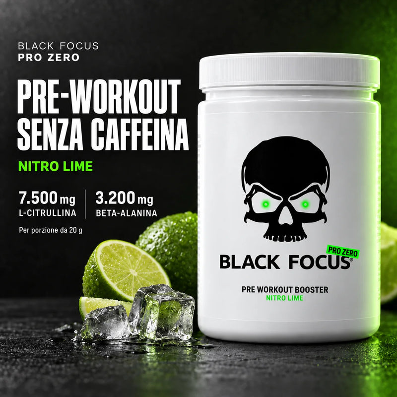 Black Focus Pro Zero Stim-Free Pre-Workout 400g