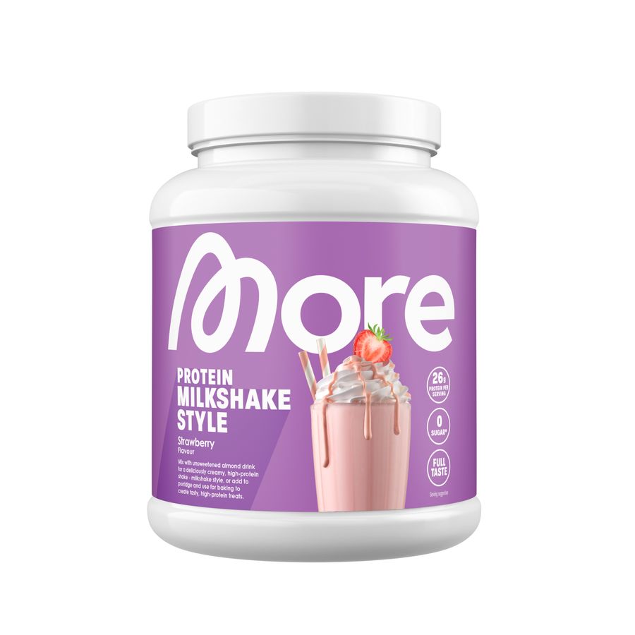 More Nutrition Protein Milkshake Style Strawberry 600g MAE Nutrition