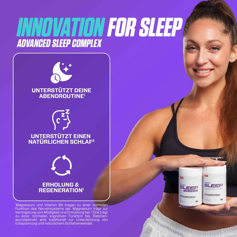 VAST PRO Sleep Schlaf- und Erholungskomplex in 60 Kapseln, natürliche Ergänzung für besseren Schlaf und Erholung.