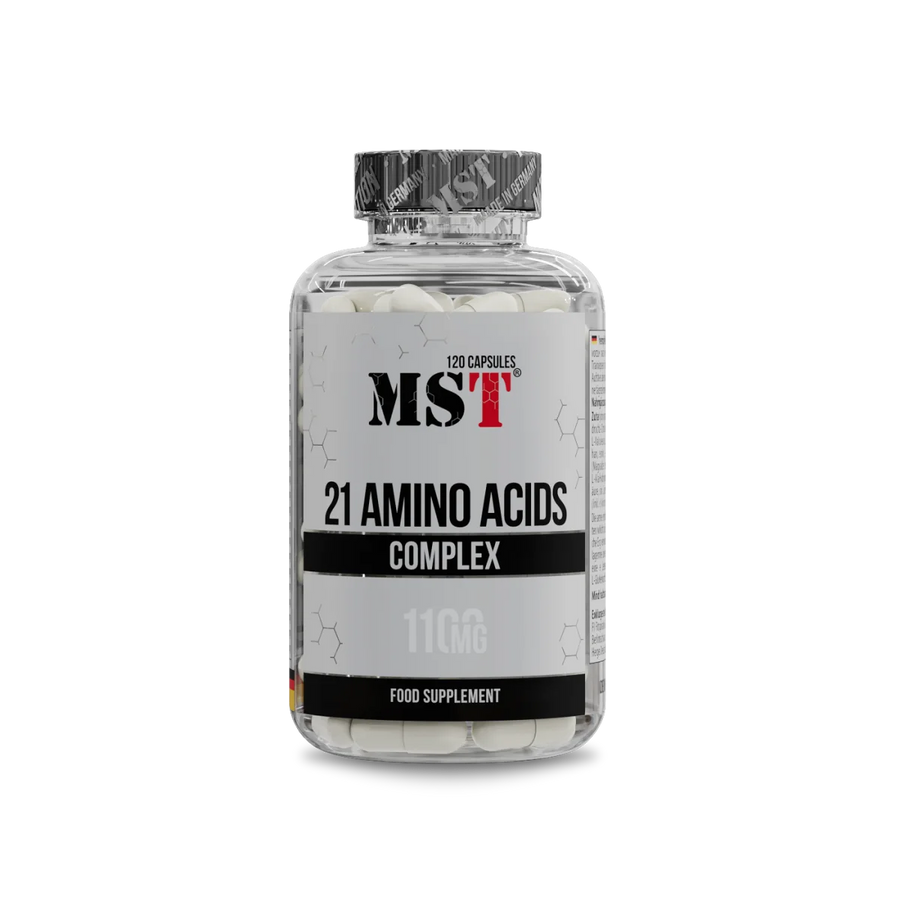 MST Nutrition 21 Amino Acids – 120 Kapseln Aminosäuren-Komplex