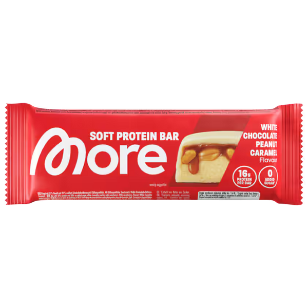 More Nutrition More Protein Bar White Chocolate Peanut Caramel  50g