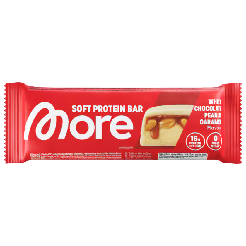 More Nutrition More Protein Bar White Chocolate Peanut Caramel  50g MORE NUTRITION