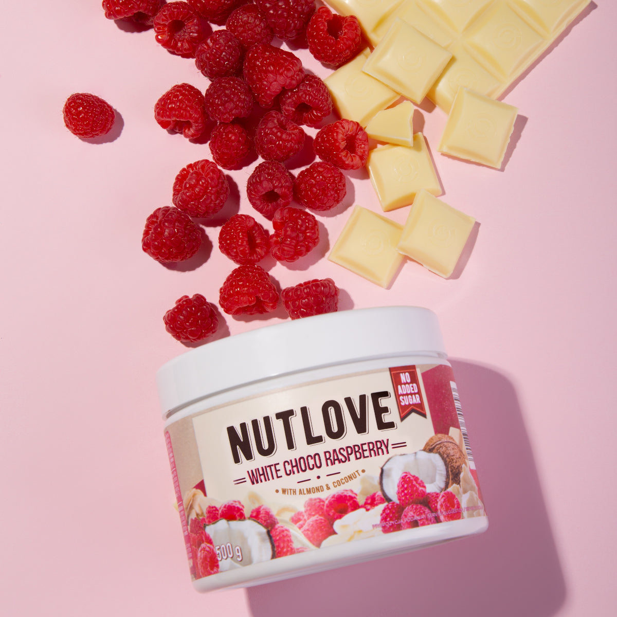 ALLNUTRITION NUTLOVE White Choco Raspberry – 500 g