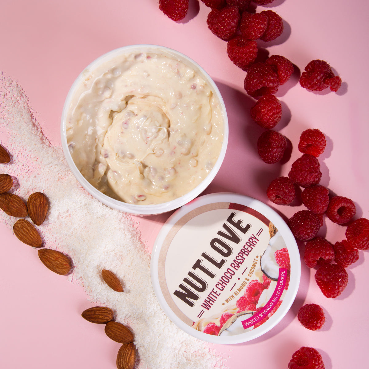 ALLNUTRITION NUTLOVE White Choco Raspberry – 500 g