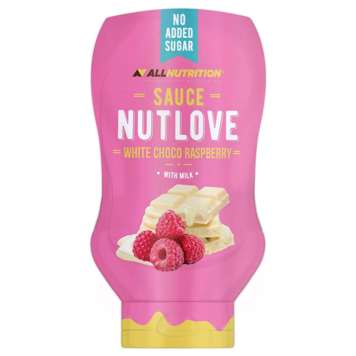 ALLNUTRITION NUTLOVE Sauce White Choco Raspberry – 280 ml