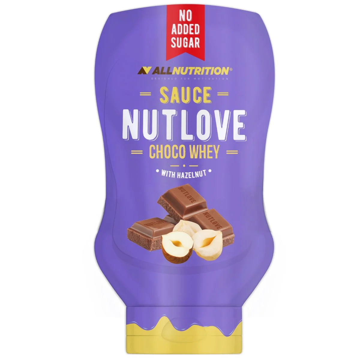 ALLNUTRITION NUTLOVE Sauce Choco Whey with Hazelnut – 280 ml