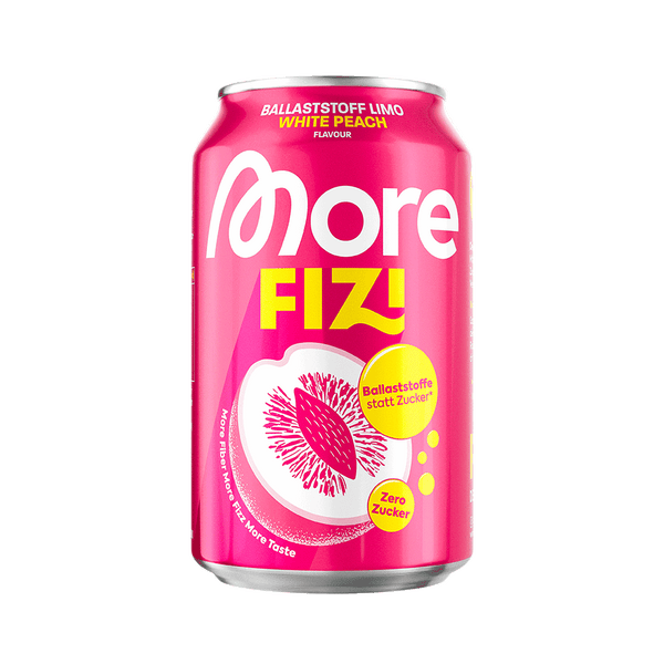 More Nutrition Fizi White Peach 330ml