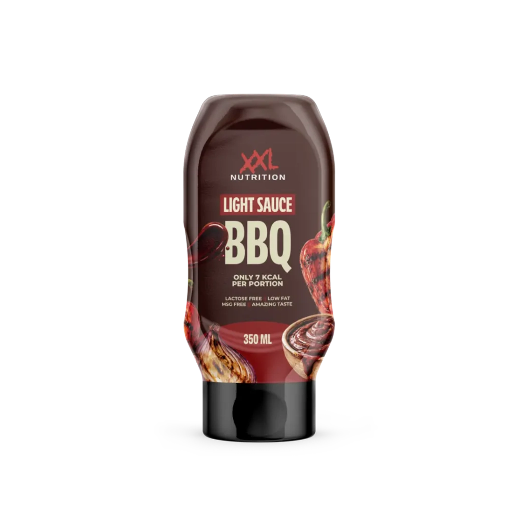 XXL Nutrition Light Sauce, kalorienarme BBQ-Sauce in 20ml Packung, leicht und schmackhaft für gesunde Mahlzeiten