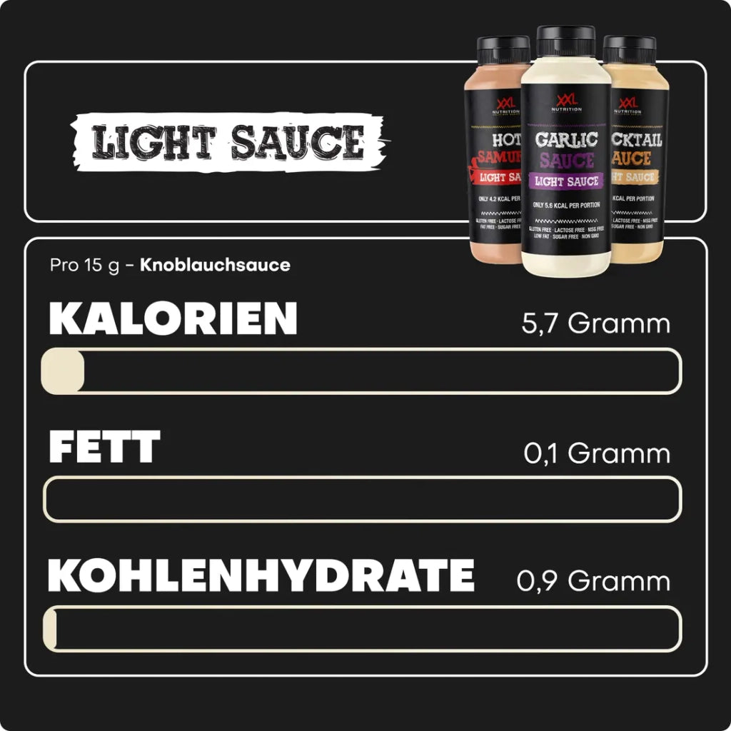 XXL Nutrition Light Sauce – 960 ml