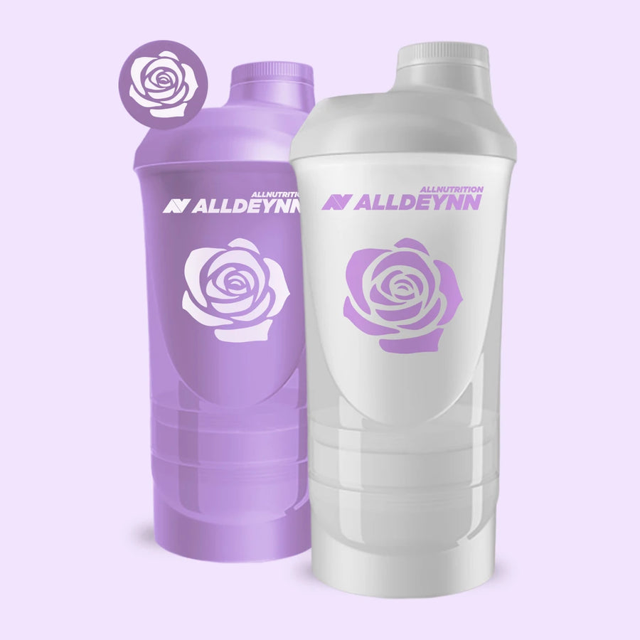 ALLNUTRITION ALLDEYNN SHAKER 600+350ML 1 szt WHITE