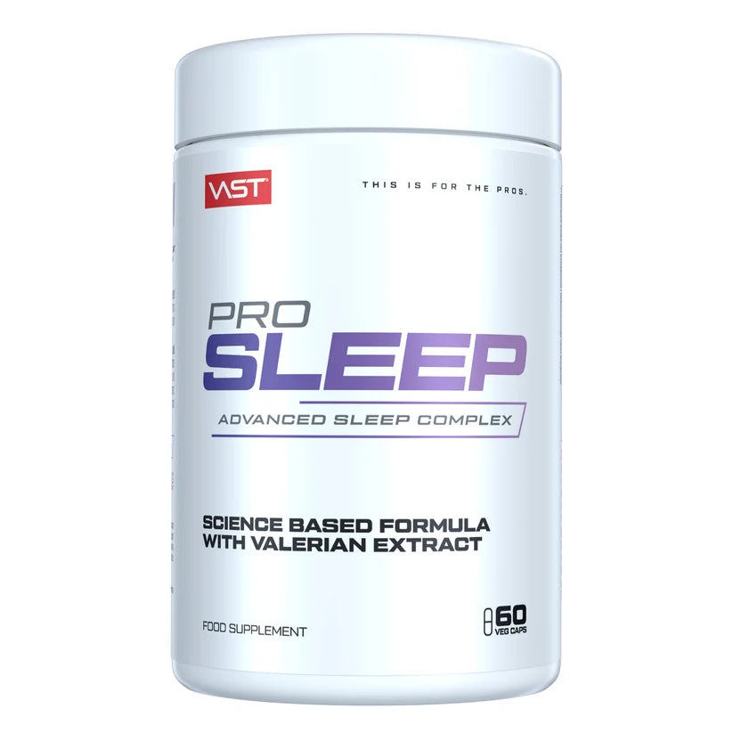 VAST PRO Sleep Schlaf- und Erholungskomplex mit 60 Kapseln, natürliche Inhaltsstoffe für besseren Schlaf und Regeneration