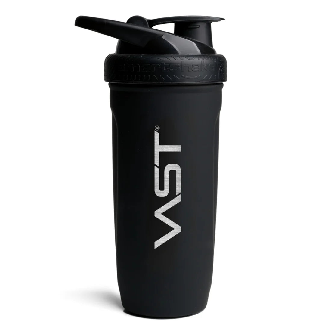 VAST Smartshake Edelstahl Shaker, 900ml, aus robustem Edelstahl, für Protein- und Fitness-Shakes, mit Deckel und Messskala