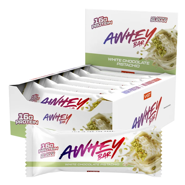 VAST AWHEY Bar Proteinriegel – White Chocolate Pistachio 50 g