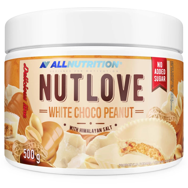 ALLNUTRITION NUTLOVE 500 g WHITE CHOCO PEANUT