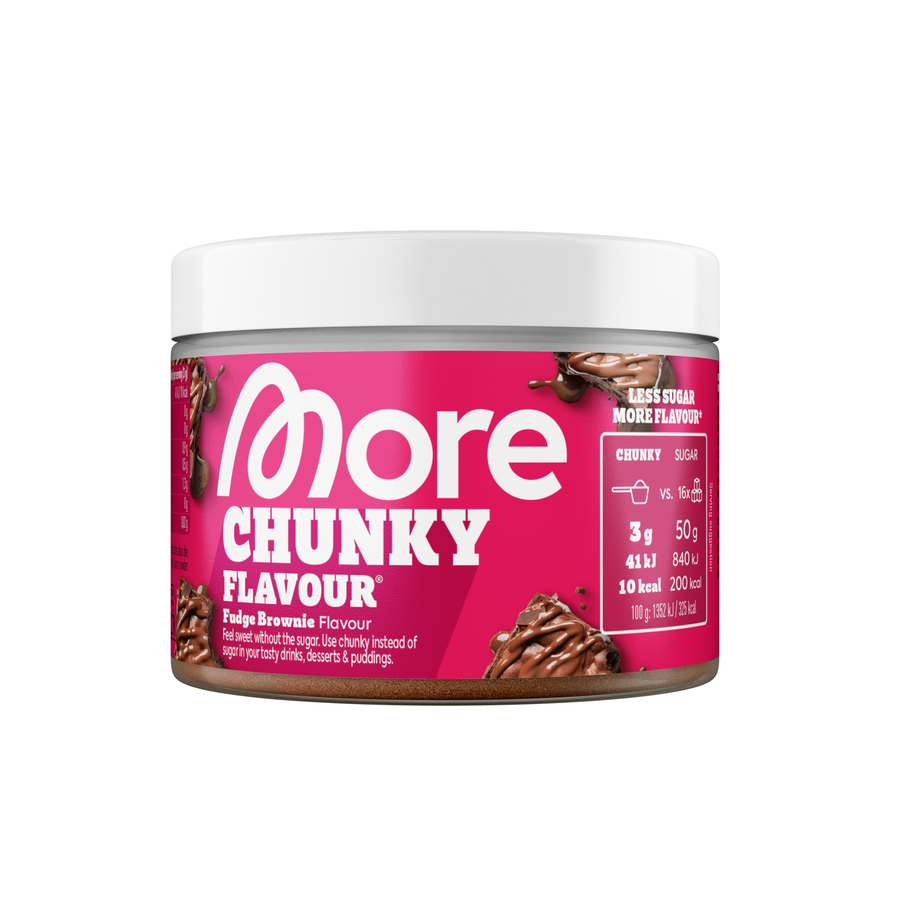 More Nutrition Chunky Flavour 150g Dose Fudge Brownie MORE NUTRITION