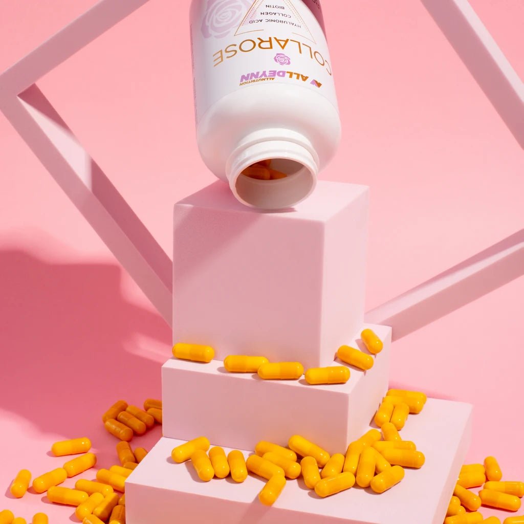 ALLDEYNN Collagen Collarose Fish Pastillen, beauty und haarpflege, 180 Tabs in einer natürlichen Verpackung