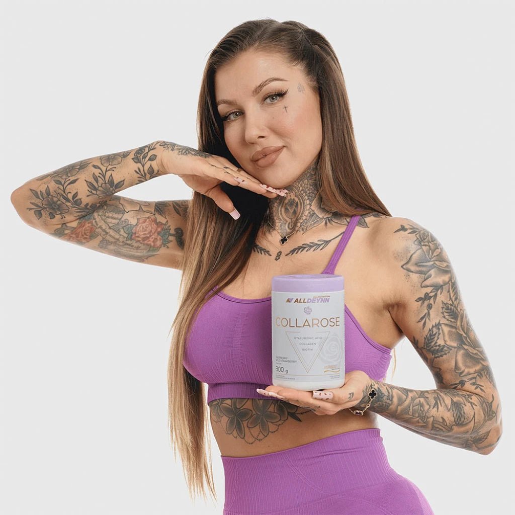 ALLDEYNN Collagen Collarose Fisch mit Himbeere und Wild-Erdbeere, 300 g, hochwertige Kollagenquelle in ansprechender Verpackung