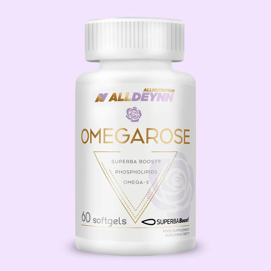 Allnutrition ALLDEYNN OMEGAROSE Kapseln, Beauty & Hair, 60 Stück, natürliche Nahrungsergänzung für gesunde Haare und Haut