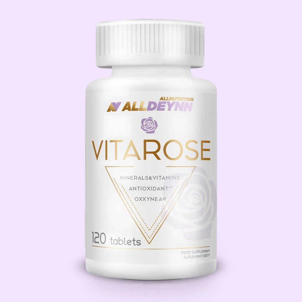 ALLNUTRITION ALLDEYNN VITAROSE Nahrungsergänzung, 120 Tabs, für Schönheit und Haare, in Packung mit Tabletten
