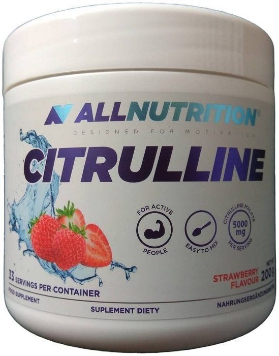 AllNutrition Citrullinpulver in 200 g Dose, sportliches Nahrungsergänzungsmittel für bessere Durchblutung und Muskelperformance