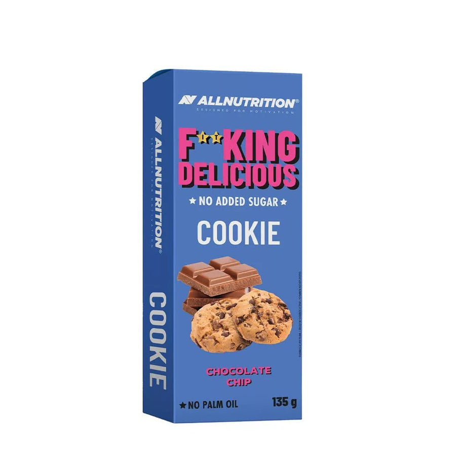 ALLNUTRITION Fitking Protein-Kekse mit Schokoladenstückchen, 135g, leckere Cookies mit hohem Proteingehalt