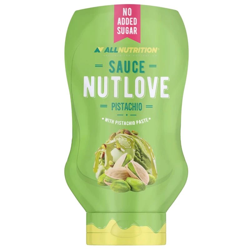 Allnutrition Nutlove Pistazien-Aufstrich in 280 g Tube, cremige Nusscreme mit Pistazien für Brot und Snacks