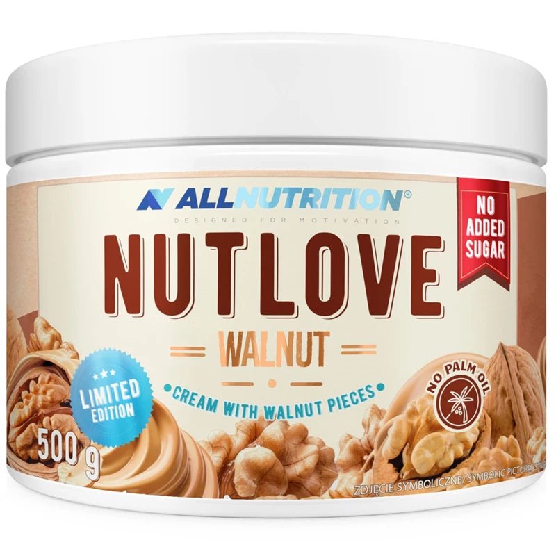 ALLNUTRITION NUTLOVE Walnut Cream With Walnut Pieces 500g - Limited Edition - MAE Nutrition