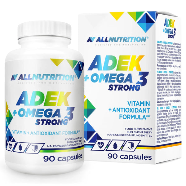 ALLNUTRITION ADEK + Omega-3 Strong – 90 Kapseln