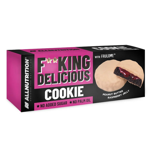 ALLNUTRITION Fitking Delicious Cookie 128 g – Peanut Butter Raspberry Jelly