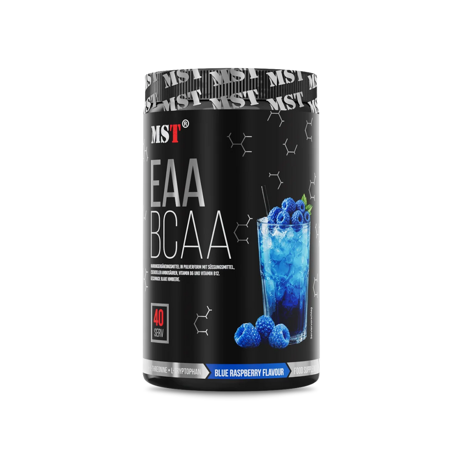 MST Nutrition BCAA + EAA 520 g – Blue Raspberry Aminosäurenpulver