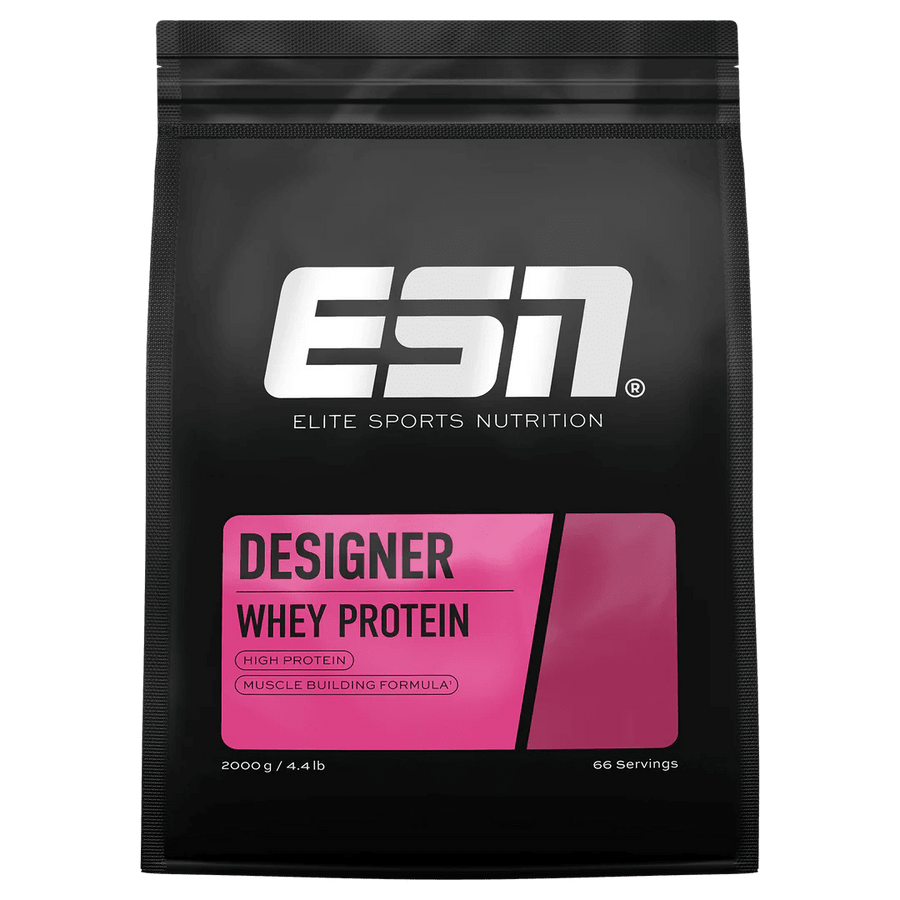 ESN Designer Whey Protein in 2000g Beutel, hochwertiges Molkenprotein für Muskelaufbau und Fitness, in Beutel verpackt