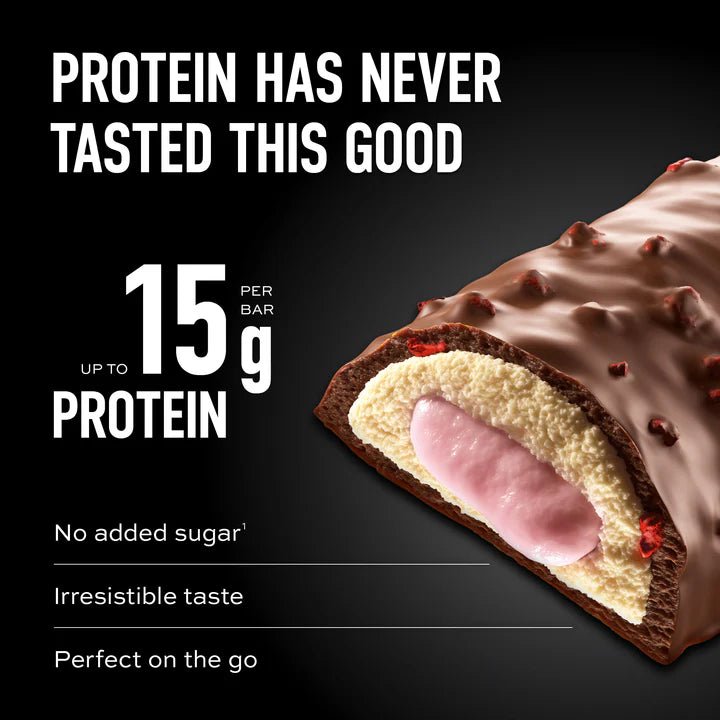 ESN Designer Protein Riegel mit weißer Schokolade und Pistazien, 12 Stück à 45g, proteinreicher Snack in Verpackung