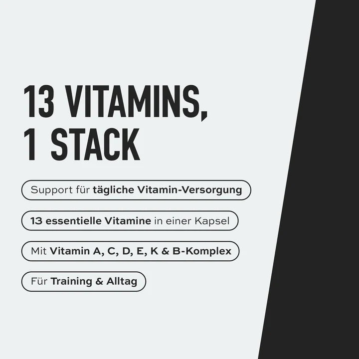ESN Vitamin Komplex Kapseln, Vitamine und Mineralien in einer Packung, natürliche Nahrungsergänzungsmittel in Kapseln