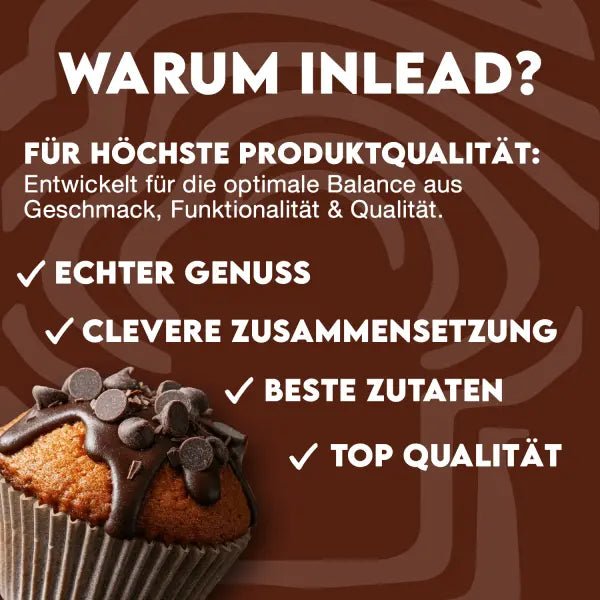Inlead Choc Drops in dunkler Schokolade, 150 g, mit Schokoladenstücken, ideal als Snack oder zum Backen, von Inlead.