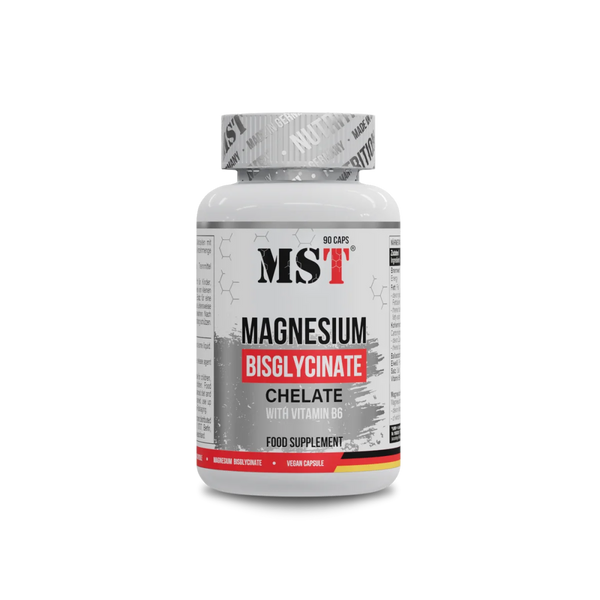 MST Magnesium Bisglycinate Chelate + Vitamin B6 – 90 Kapseln