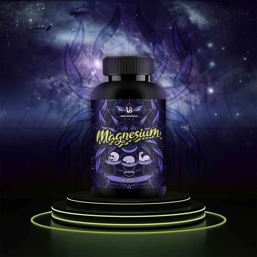 Veiny Galaxy Magnesium Bisglycinat + B6 – 60 Kapseln