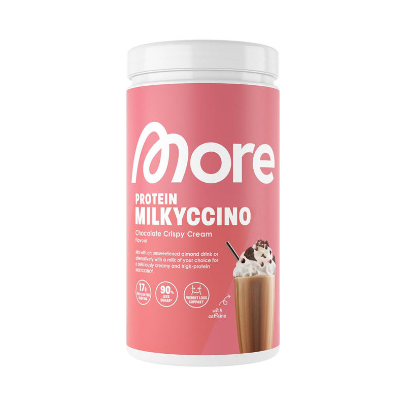 MORE Nutrition Protein Milkyccino, Chocolate Crispy Cream, 500 g