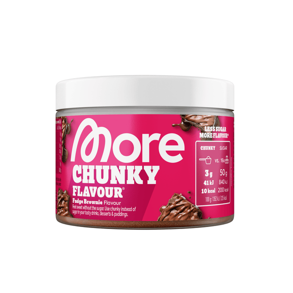 More Nutrition Chunky Flavour 150g Dose Fudge Brownie
