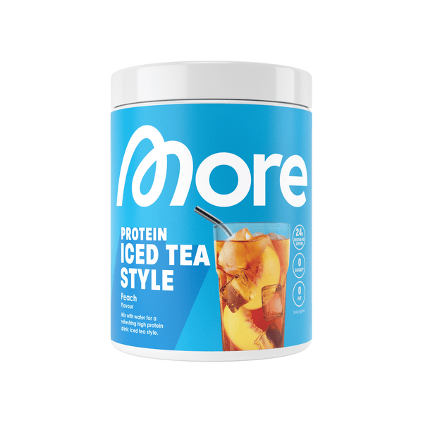 Mehr Nutrition More Clear Clear Whey Protein Limonade in Eistee-Style Pfirsich, 300g, erfrischendes Getränk in Flasche