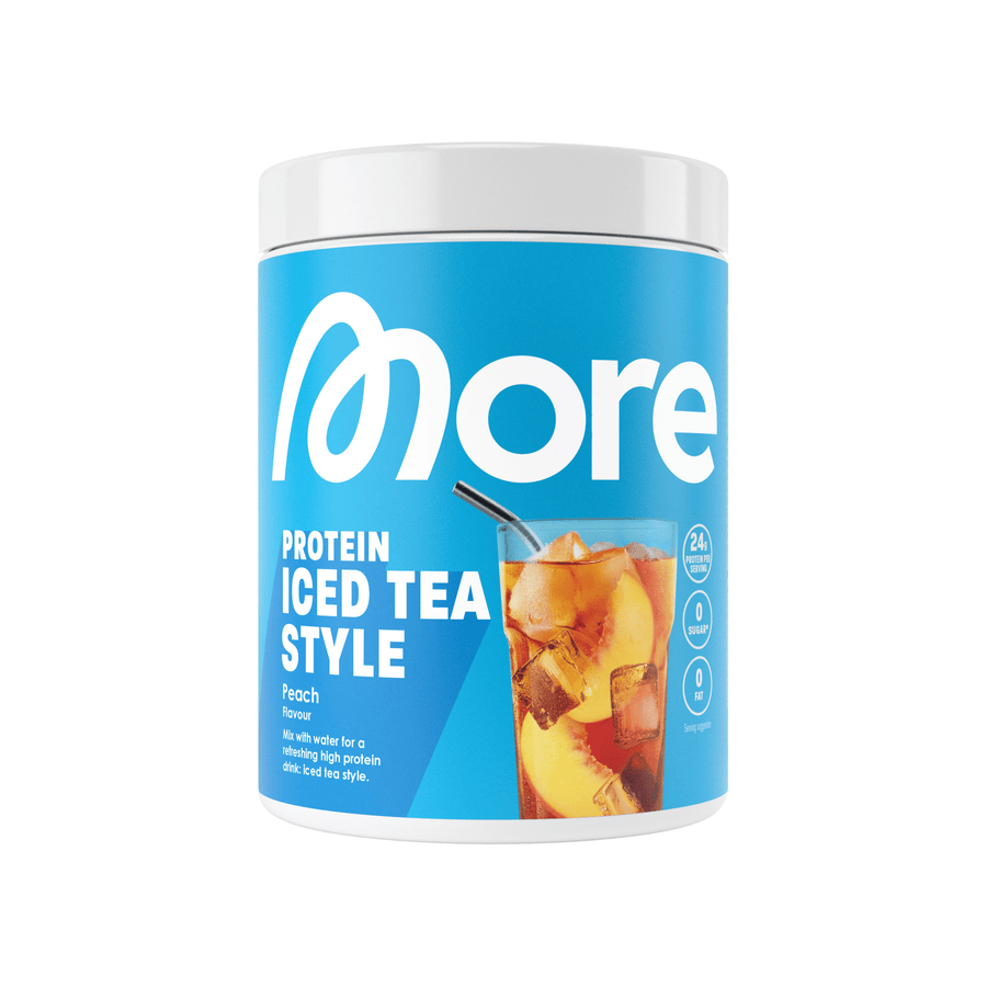 Mehr Nutrition More Clear Clear Whey Protein Limonade in Eistee-Style Pfirsich, 300g, erfrischendes Getränk in Flasche