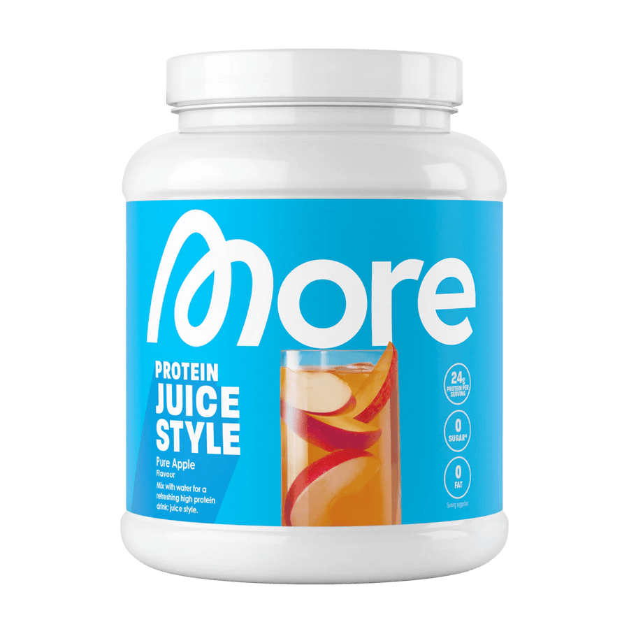 Mehr Nutrition More Clear Isoclear Whey mit Apfelgeschmack in 600g Packung, erfrischende Limonaden-Protein-Alternative