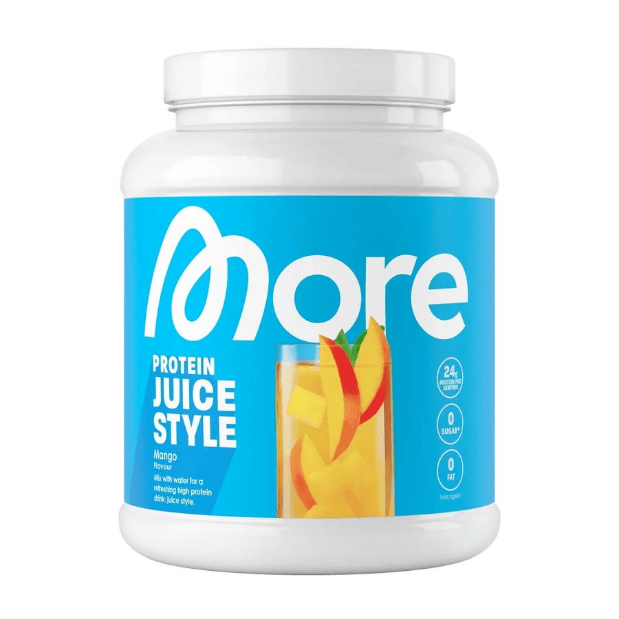 Mehr Nutrition More Clear Isoclear Whey mit Mango-Geschmack, klare Proteinlimonade in 600g Packung, erfrischendes Sportgetränk
