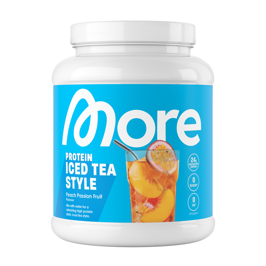 Mehr Nutrition Isoclear Whey Proteinlimonade mit Pfirsich- Passionsfrucht Geschmack, 600g, erfrischendes Proteinpulver in Einzelpackung