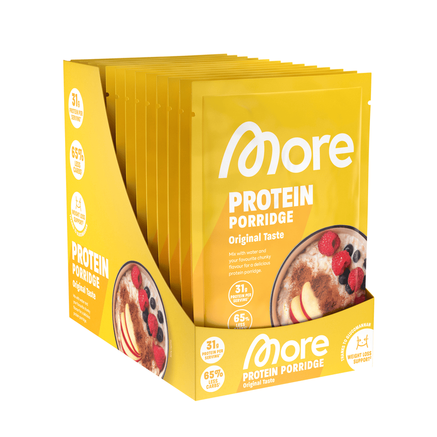 Mehr Nutrition Protein-Porridge Original Geschmack, 13 Packungen à 62g, nährstoffreiche Reis-Porridge für eine gesunde Mahlzeit