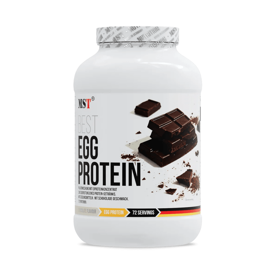 MST Best Egg Protein 1800 g Schokolade, Eiweißpulver in Dose, cremige Textur, ideal für Muskelaufbau, Schokoladengeschmack