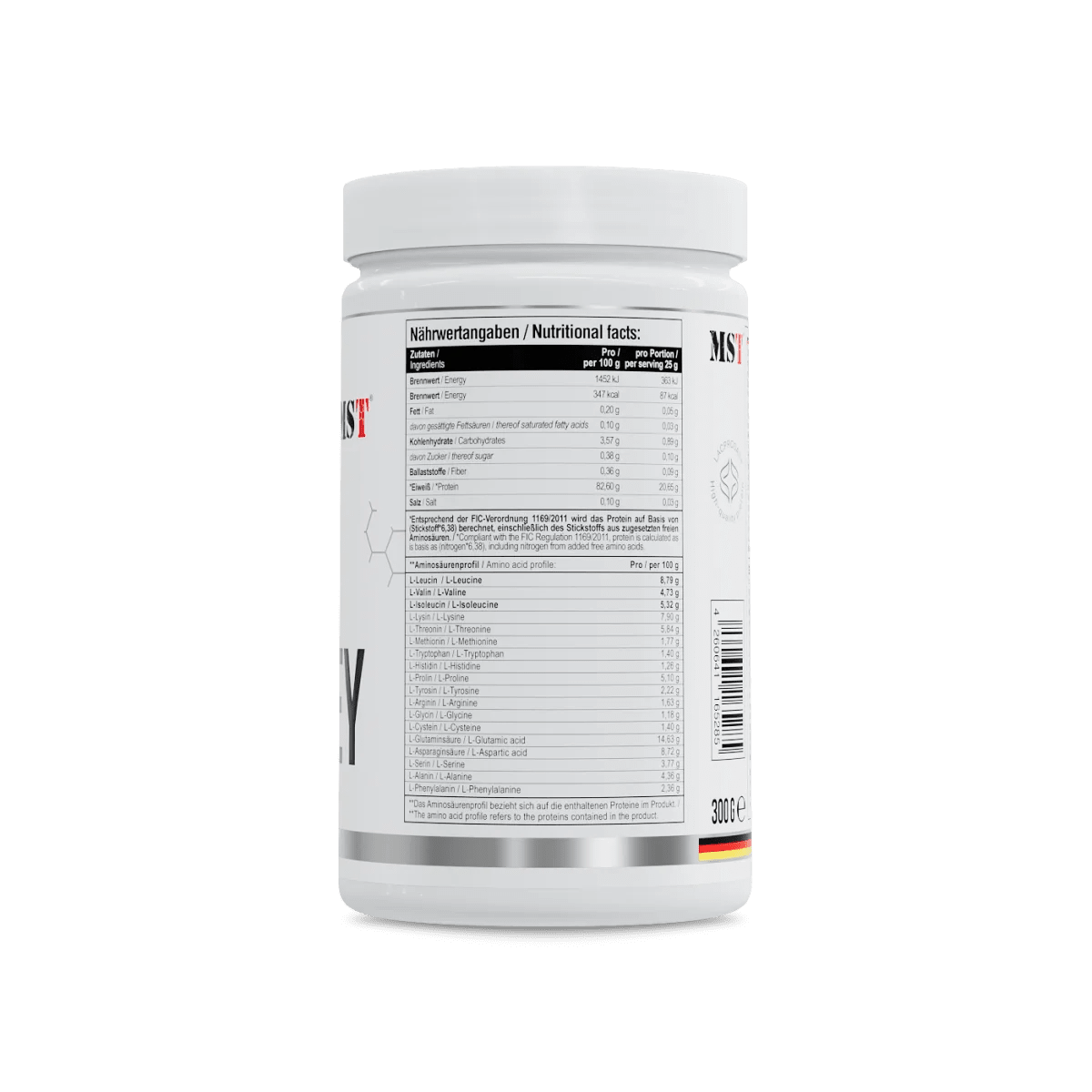 MST Clear Iso Whey in Cherry Punch, 300 g, isoclear Whey Protein Pulver mit fruchtigem Geschmack, in Beutel verpackt