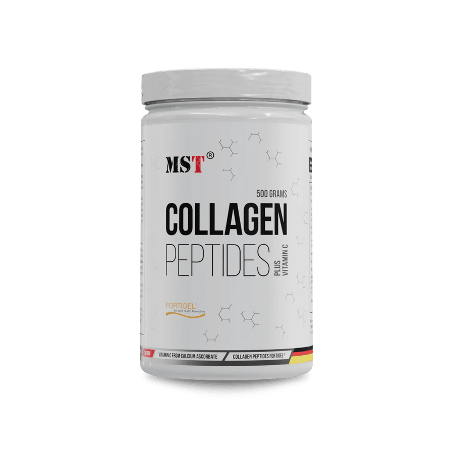 MST Collagen Peptides Fortigel® 500 g in grünem Apfelgeschmack, Pulver für Haut und Gelenke, natürliche Kollagenquelle